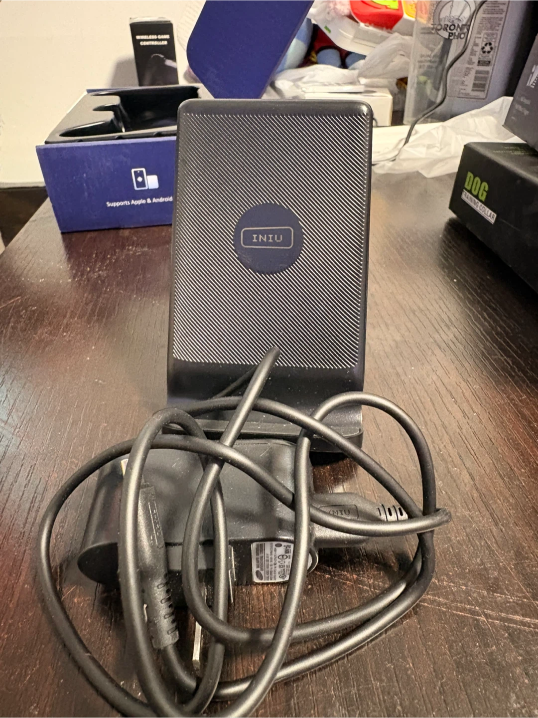 INUI Wireless Charger Stand - Black - photo 2