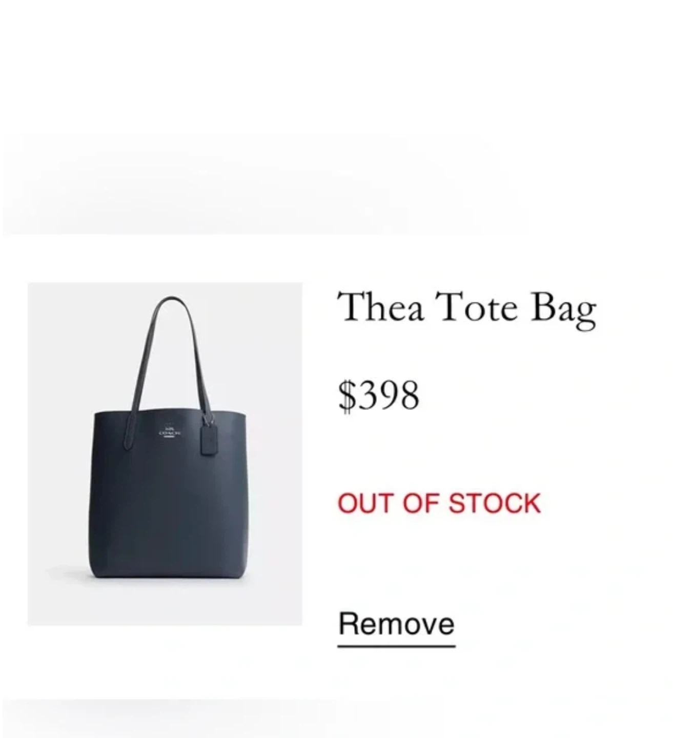 Coach Thea Tote Bag - Denim - photo 5
