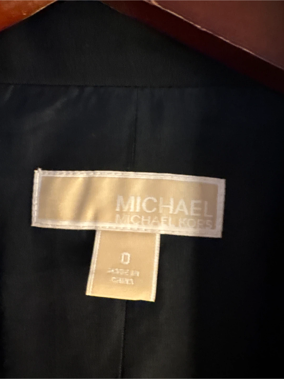 Michael Michael Kors Black Sequin Collar Blazer Size 0 - photo 2
