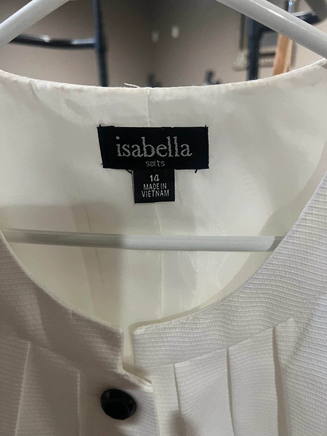 Isabella Suits White Blazer - Size 14 - photo 4