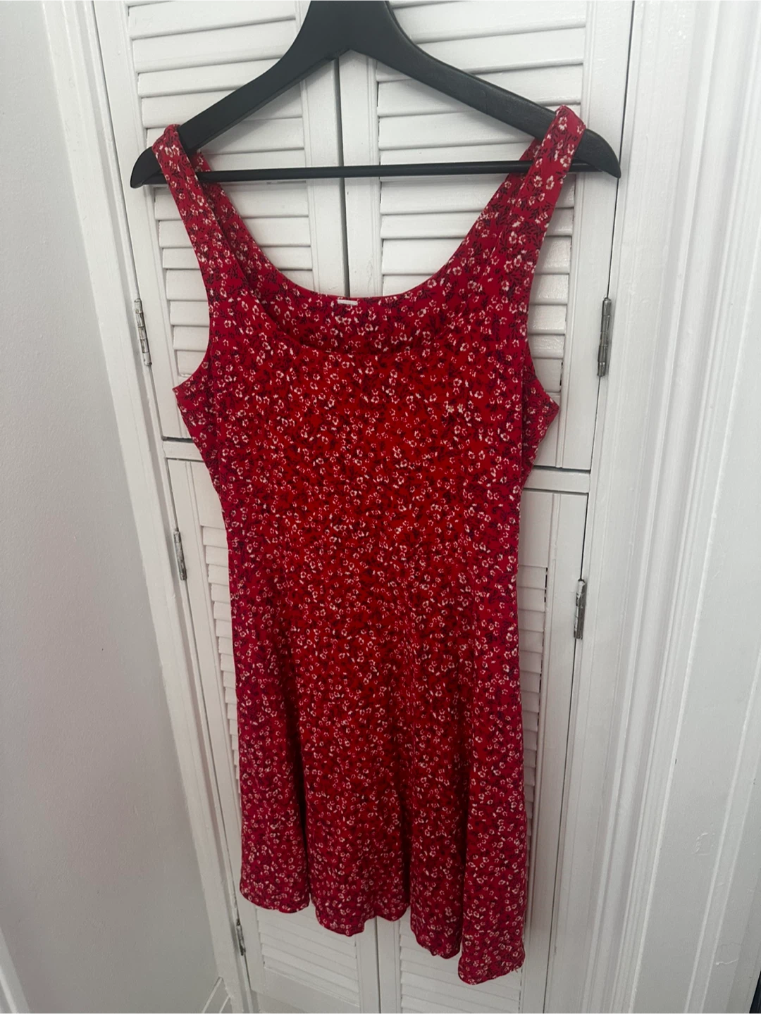 Red Floral Mini Dress - photo 2