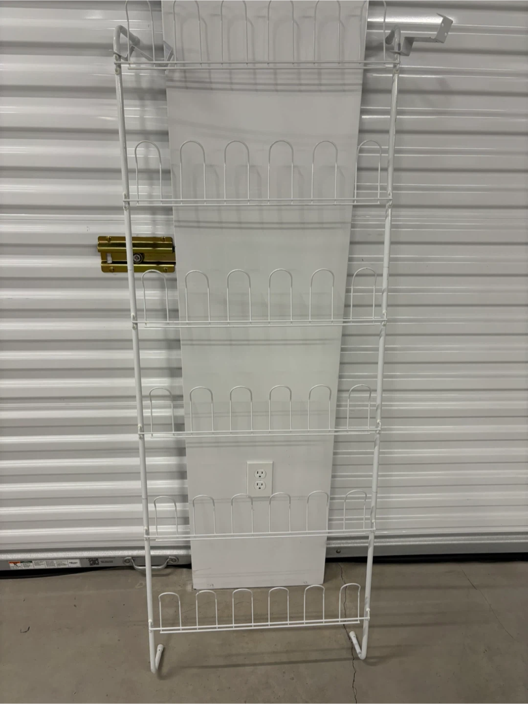 White Wire Shoe Rack Organizer