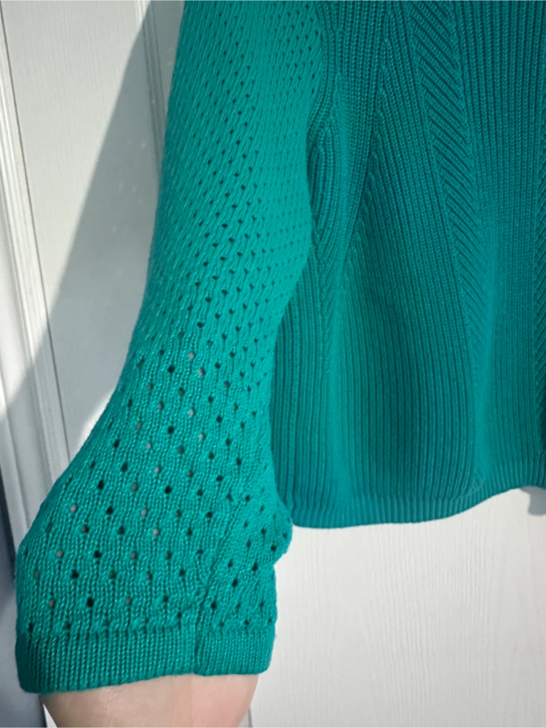 Teal Knit Sweater Brand New Medium - photo 2