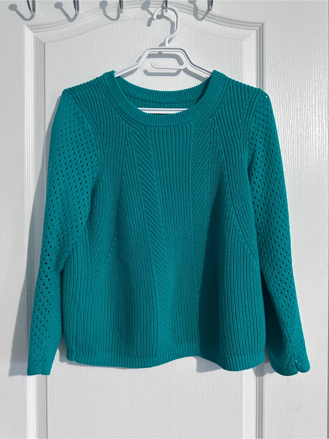 Teal Knit Sweater Brand New Medium