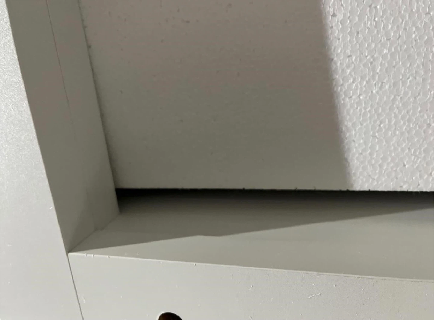 Modern End Table with Storage, White - photo 5
