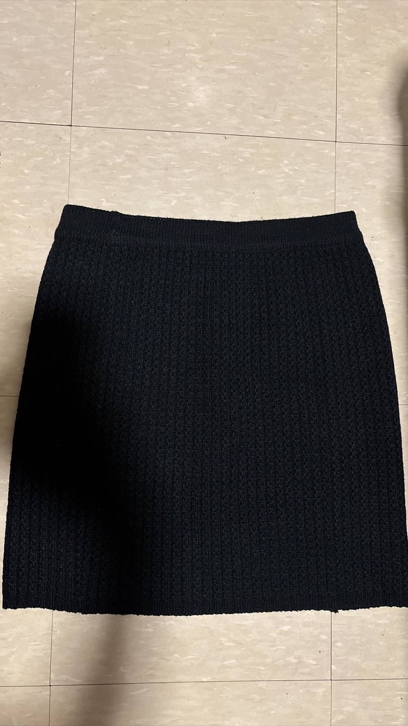 Black Knit Mini Skirt size small