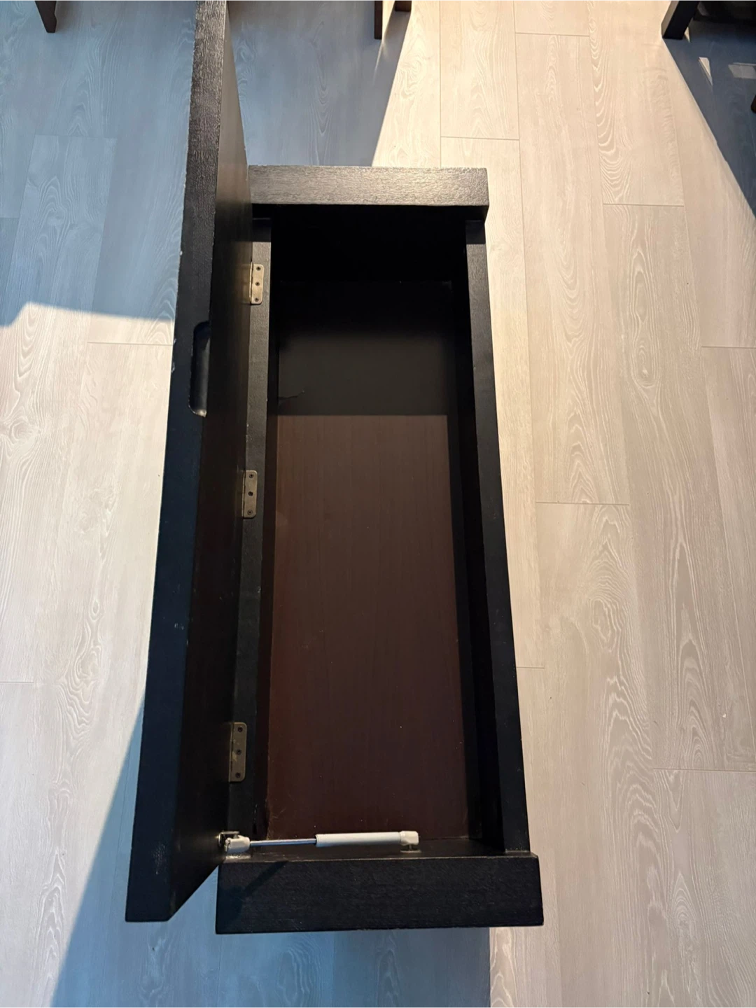 Black Wooden Storage Chest - photo 4