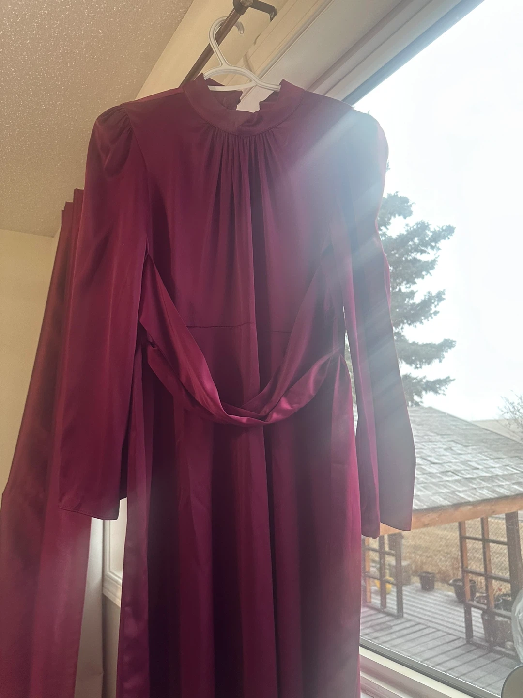 RITA Burgundy Dress - EUR 42 / XL