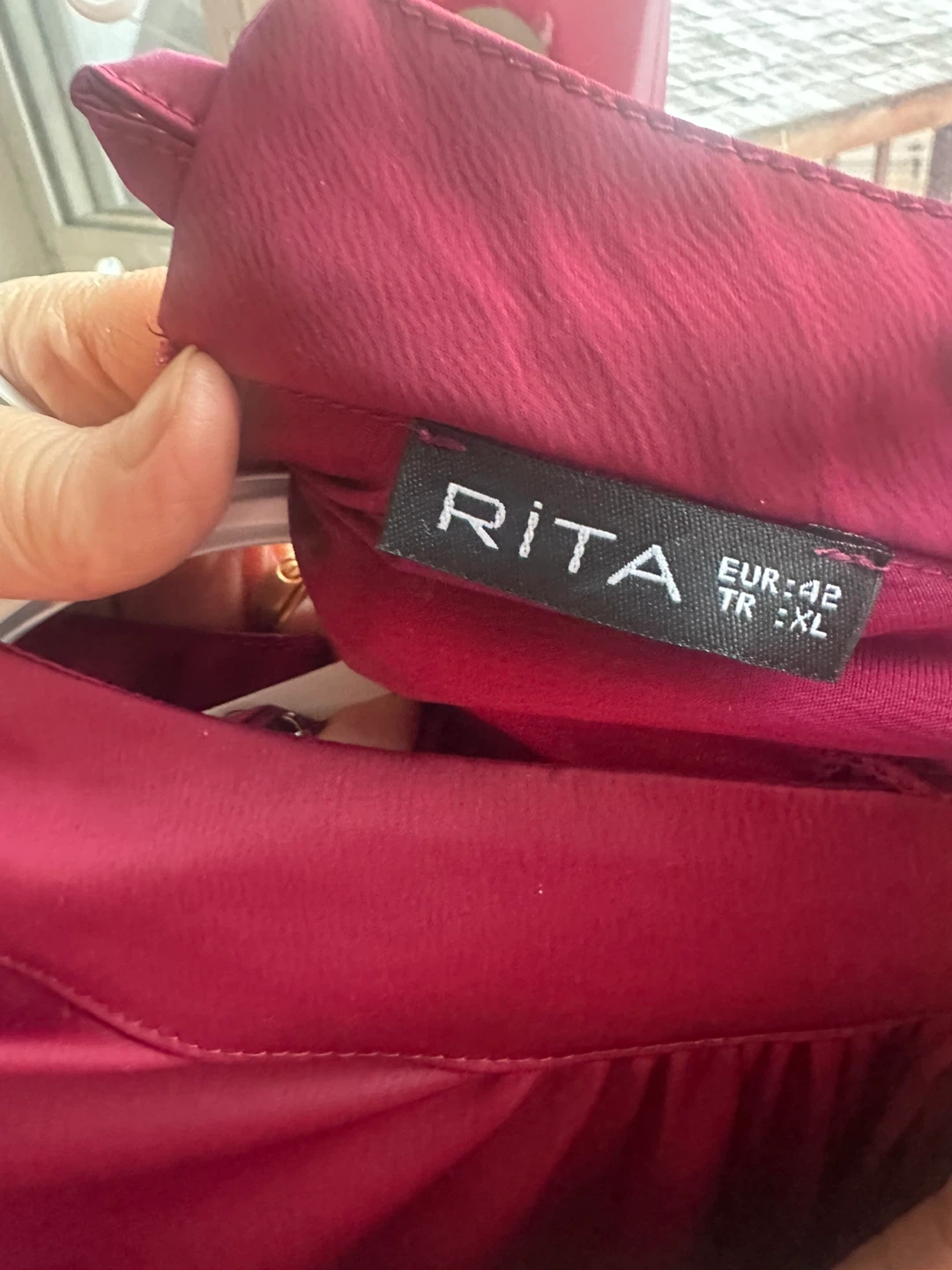 RITA Burgundy Dress - EUR 42 / XL - photo 4