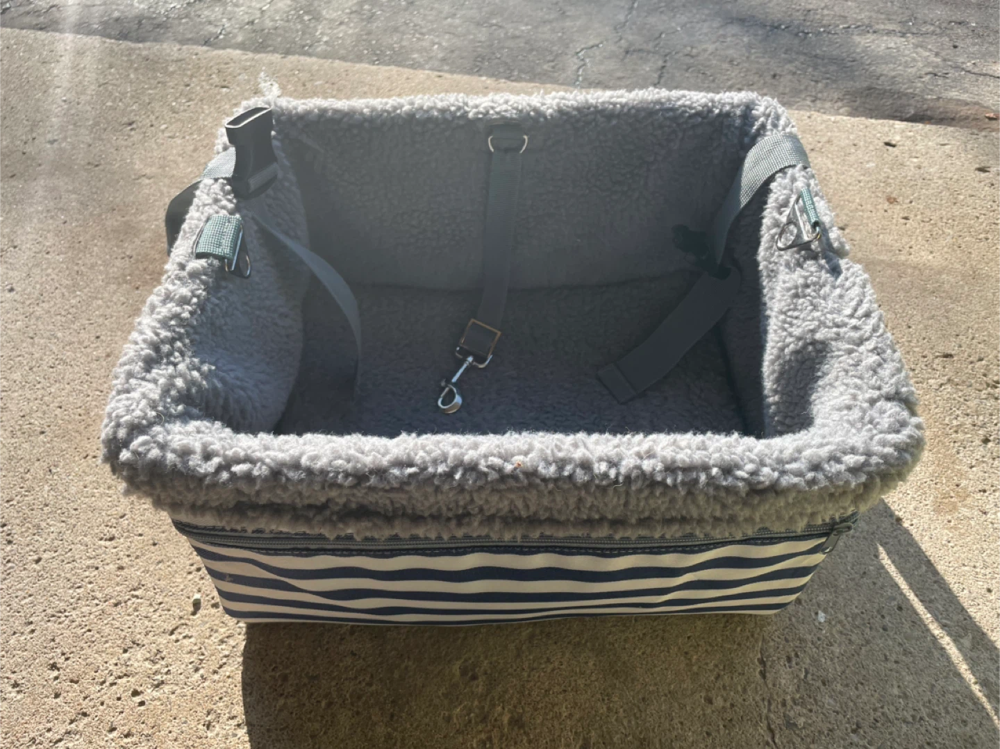 Fluffy Pet Car Seat Booster