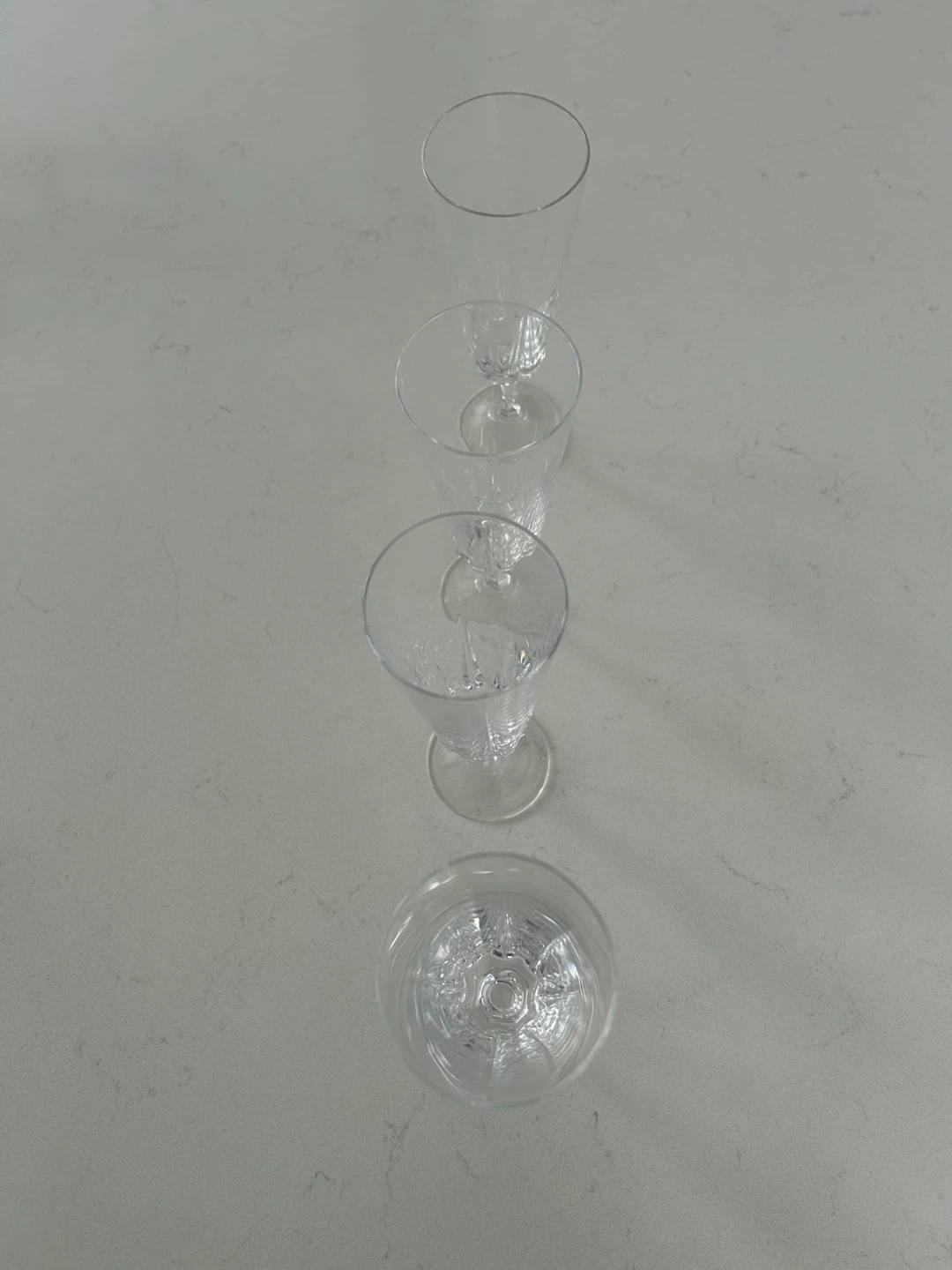 Set of 4 Crystal Champagne Flutes - photo 3