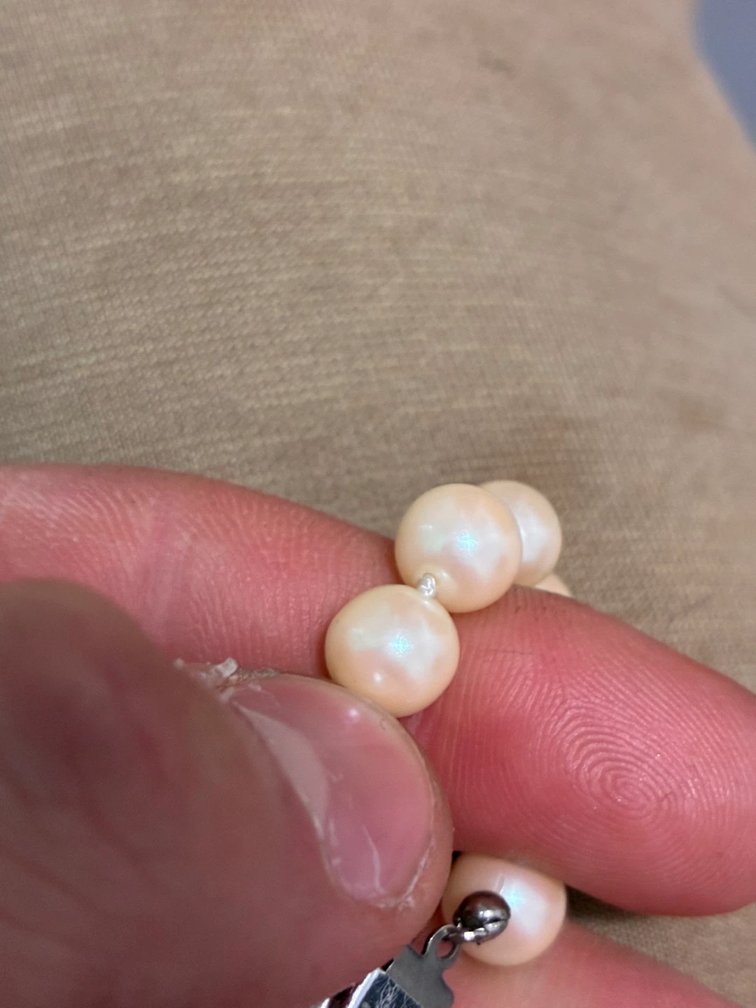 Akoya Pearl Necklace with Silver Clasp - photo 3