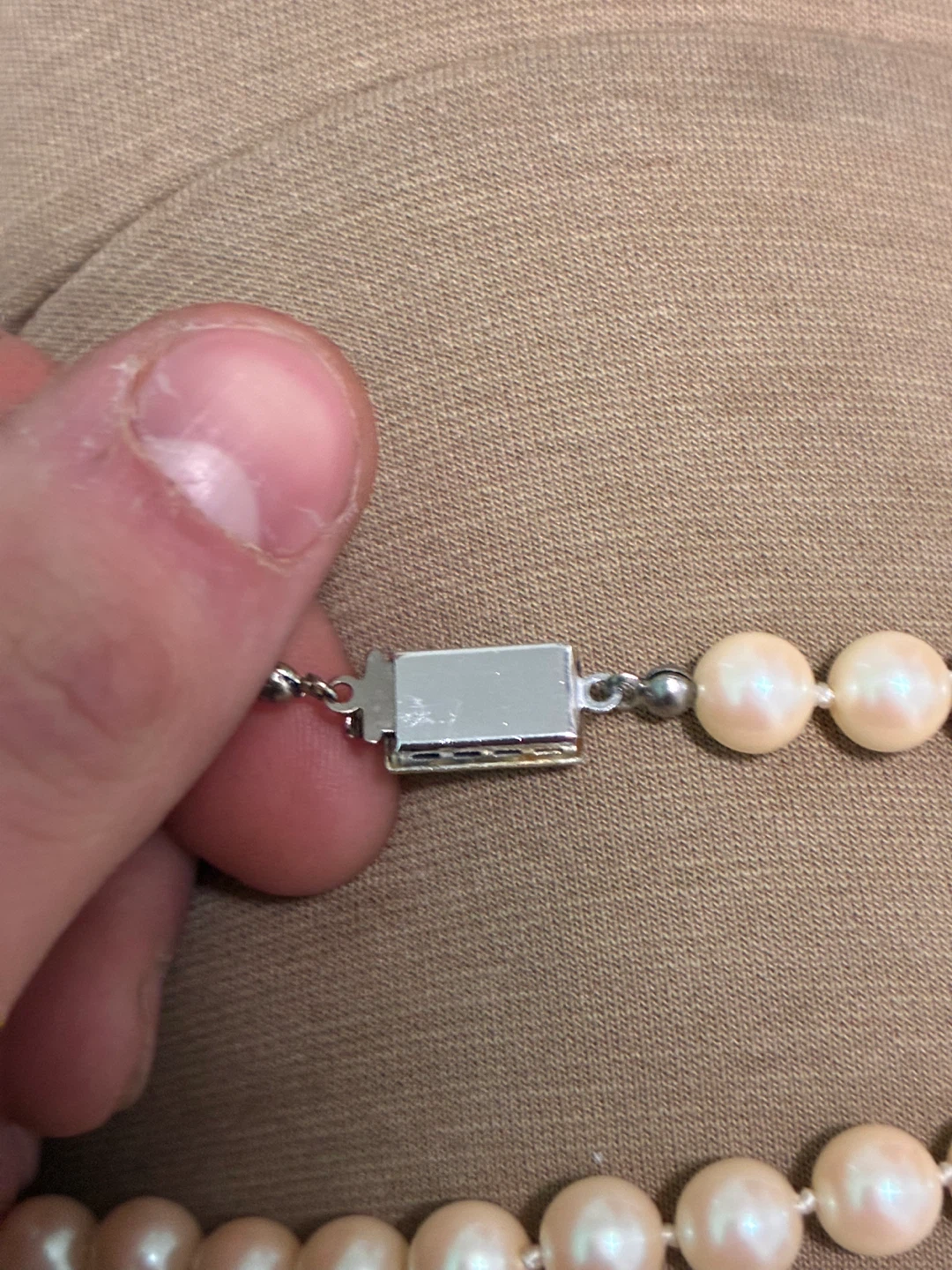 Akoya Pearl Necklace with Silver Clasp - photo 5