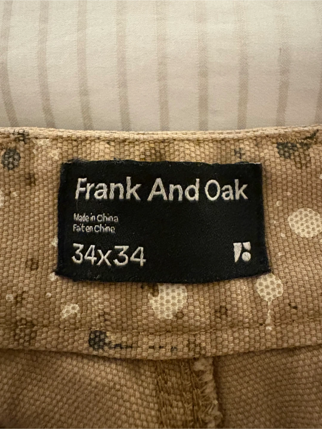 Frank And Oak Pants Size 34x34 - photo 2