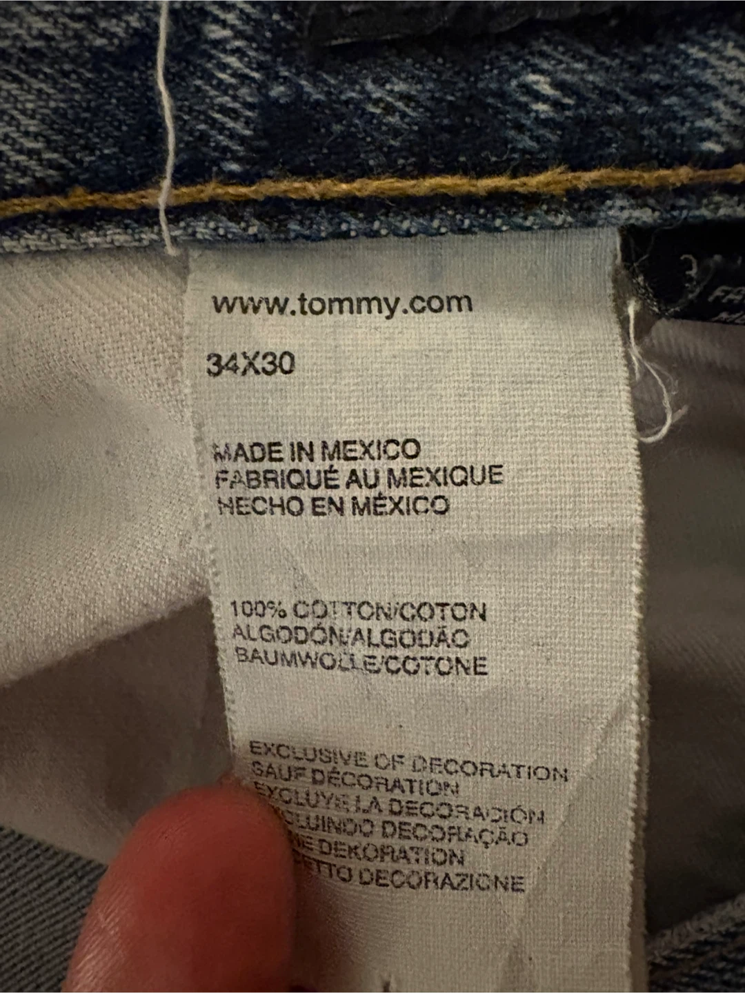 Tommy Hilfiger Men's Jeans 34x30 - photo 2