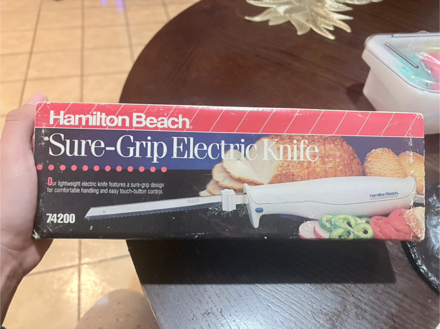 Hamilton Beach Sure-Grip Electric Knife 74200