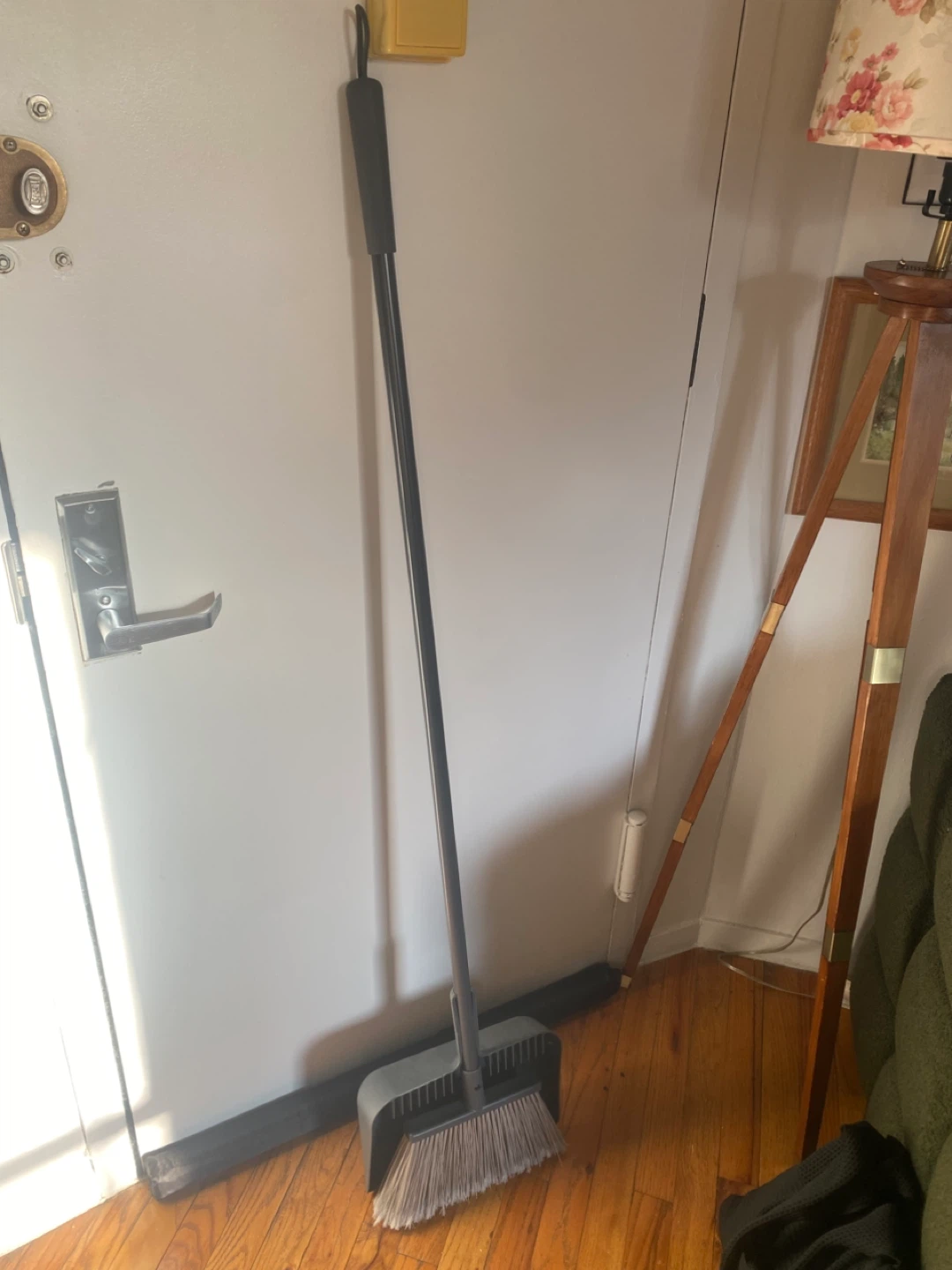 Gray Dustpan and Broom Set - photo 2