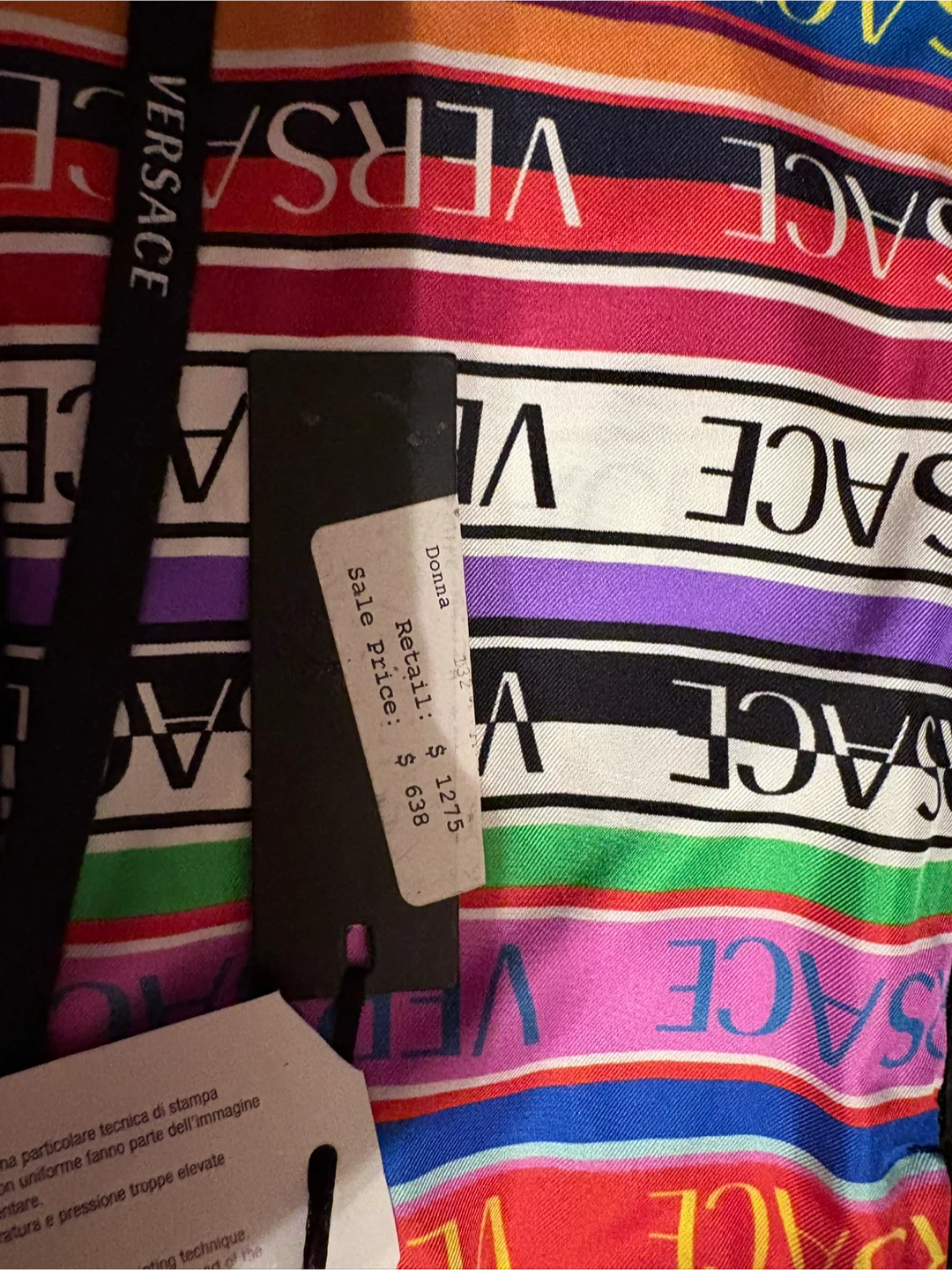 Versace Multicolor Logo Track Pants - photo 3