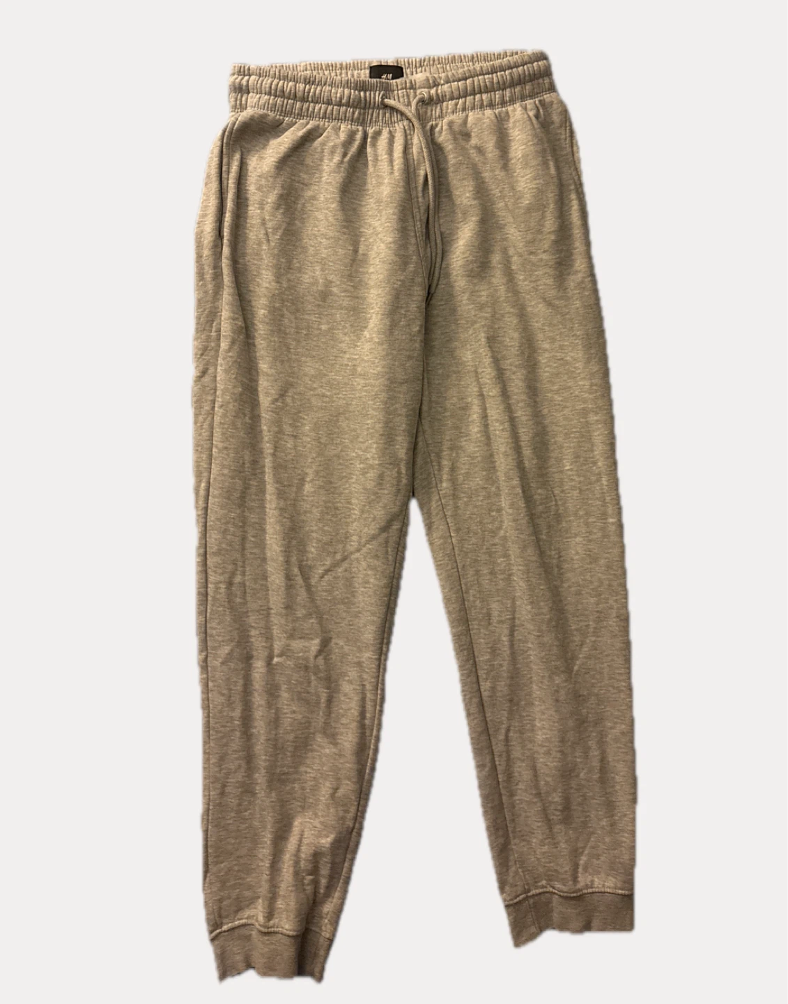 H&M Men’s Grey Jogger Sweatpants cuffed