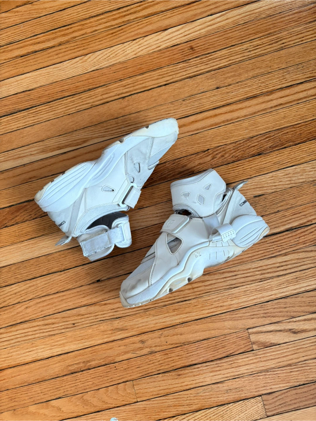 Comme des Garcons Homme+ Nike Carnivore Sneakers (White)