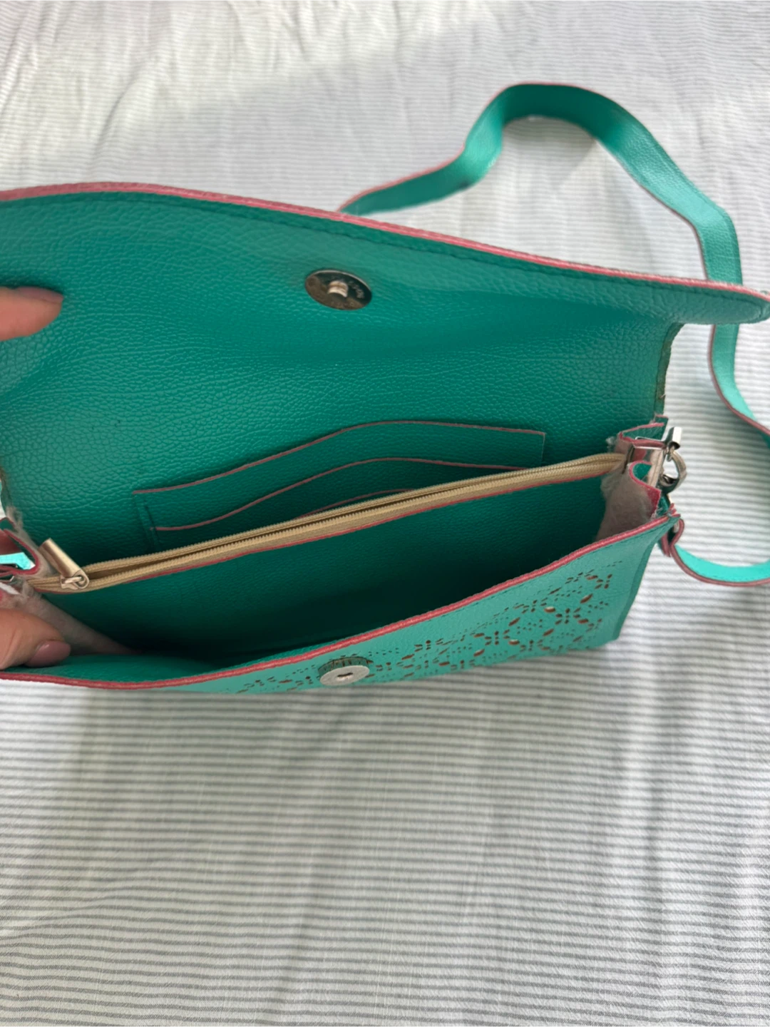 Faux Leather Crossbody Bag - photo 2