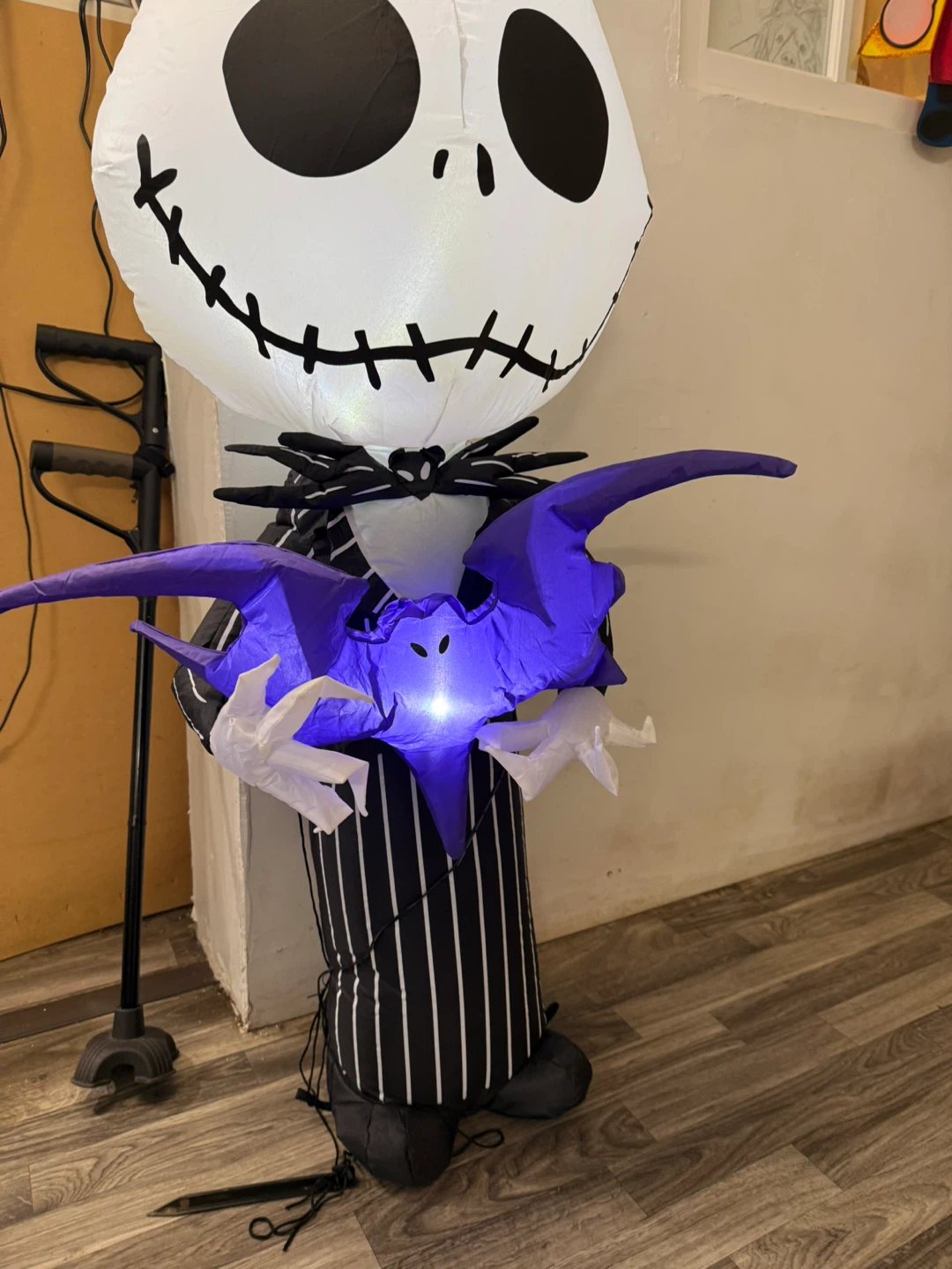 Disney Jack Skellington Airblown Inflatable - 3.5 FT Tall - photo 2