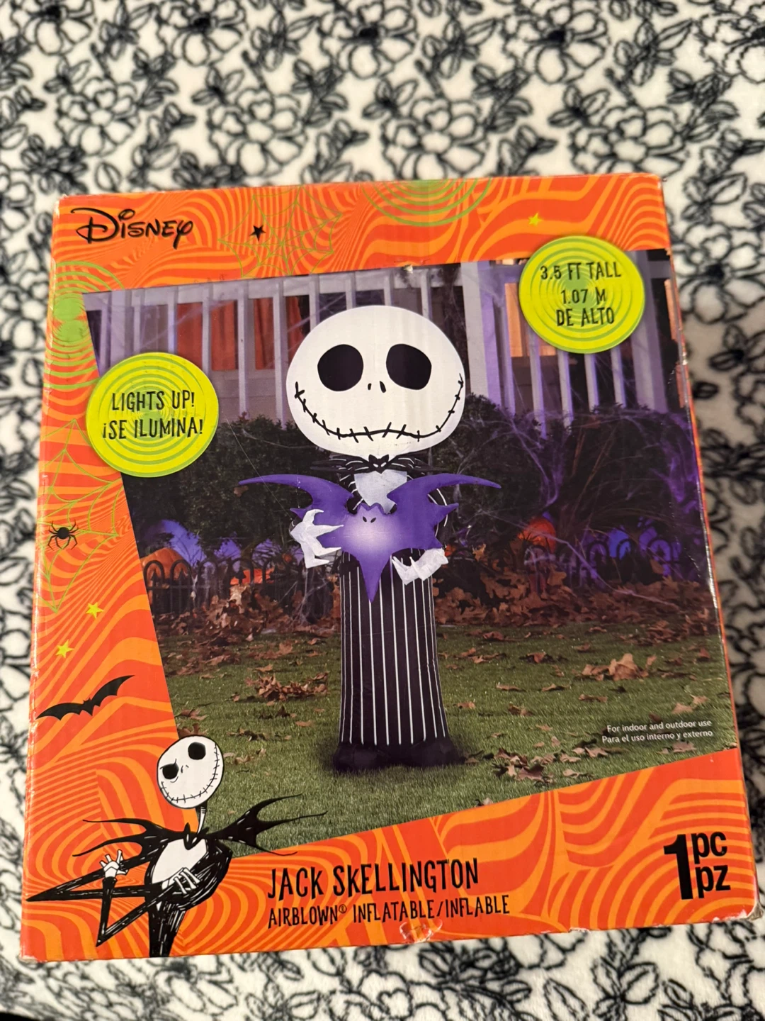Disney Jack Skellington Airblown Inflatable - 3.5 FT Tall - photo 3