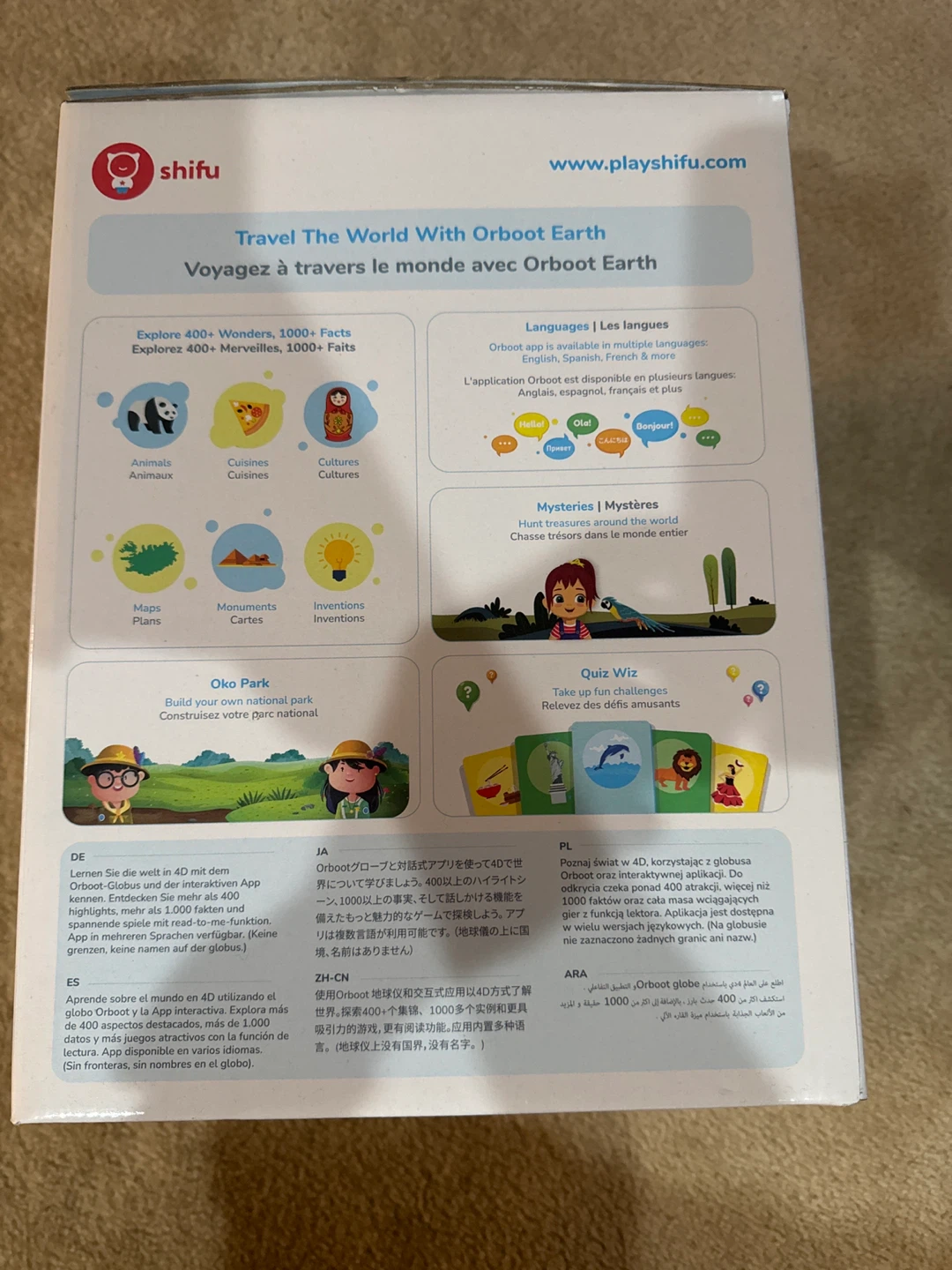 Shifu Orboot Augmented Reality Interactive Globe - photo 3