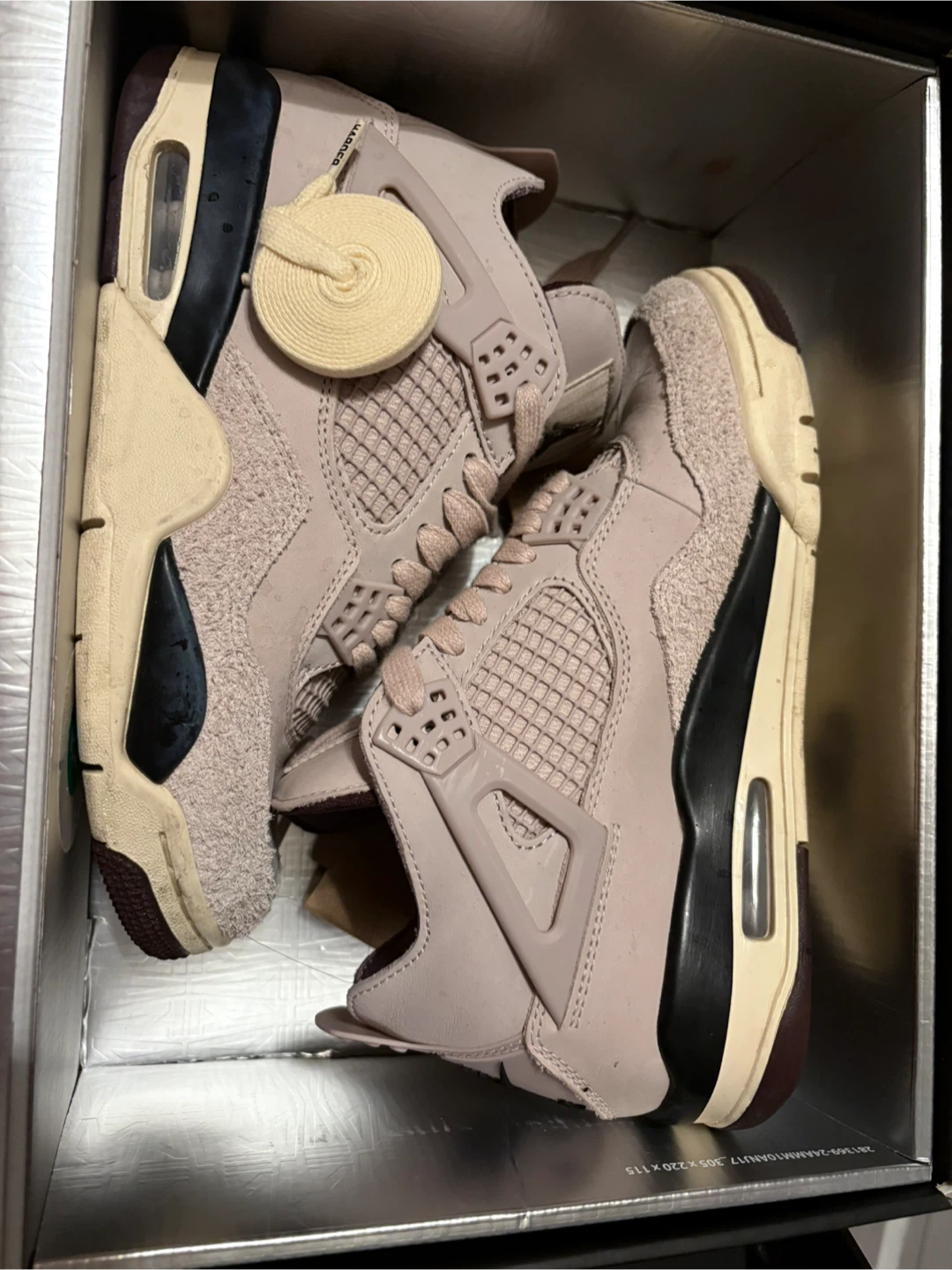 Air Jordan 4 Retro OG SP WMNS "Fossil Stone" Size 7 - photo 2