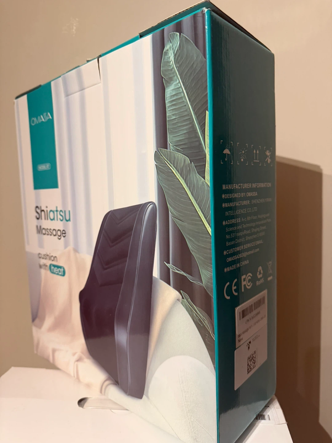 OMASA Shiatsu Massage Cushion with Heat - photo 2