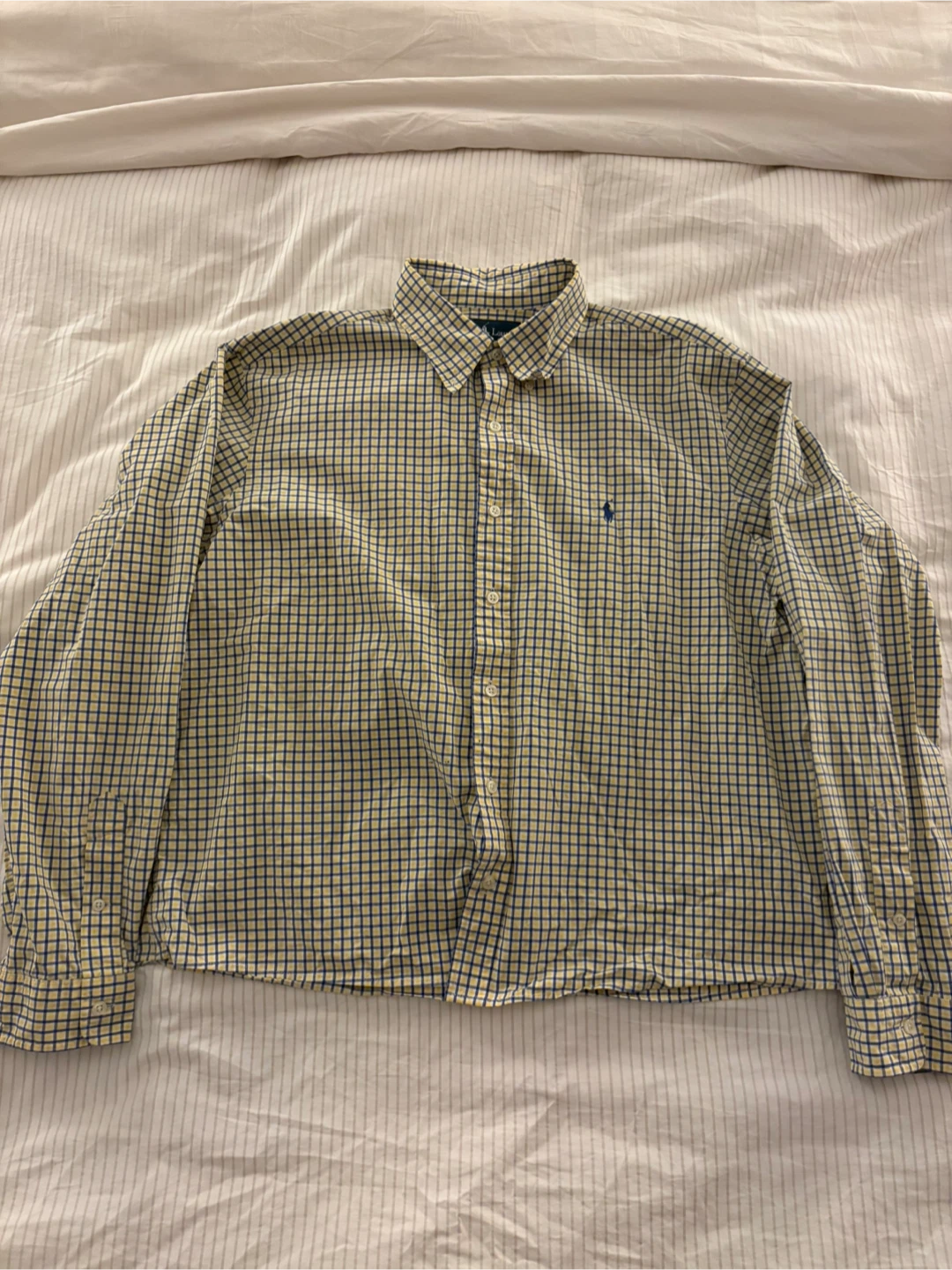 Ralph Lauren Classic Fit Plaid Button-Down Shirt XL/TG