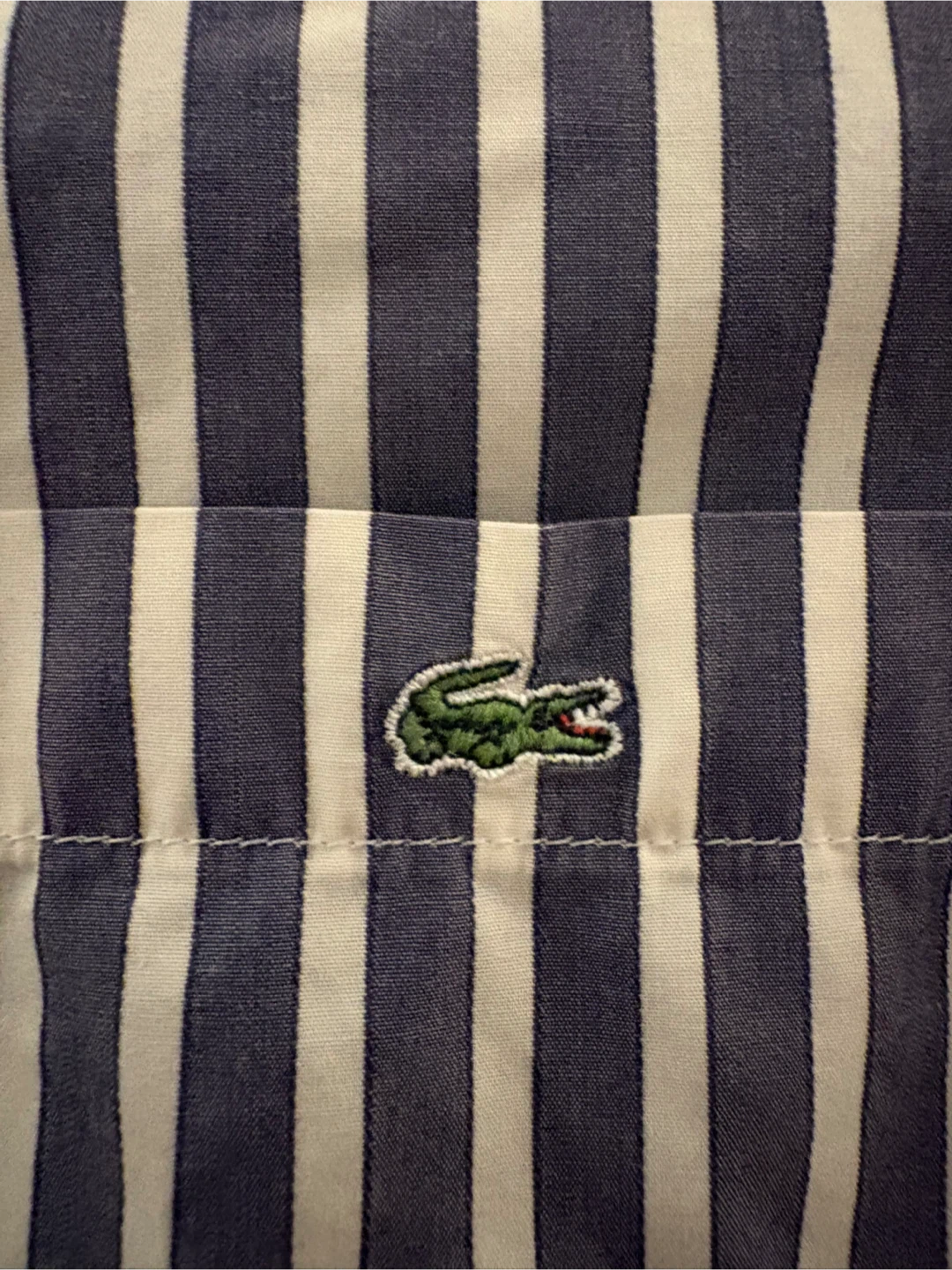Lacoste Striped Button-Up Shirt - photo 2