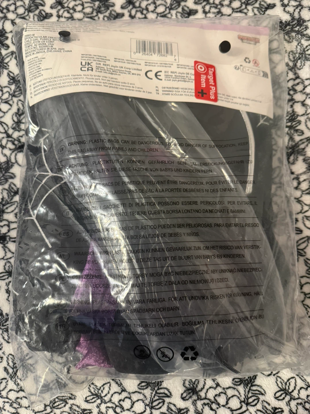 Girl's Witch Costume Size M (8-10 yrs) - photo 3