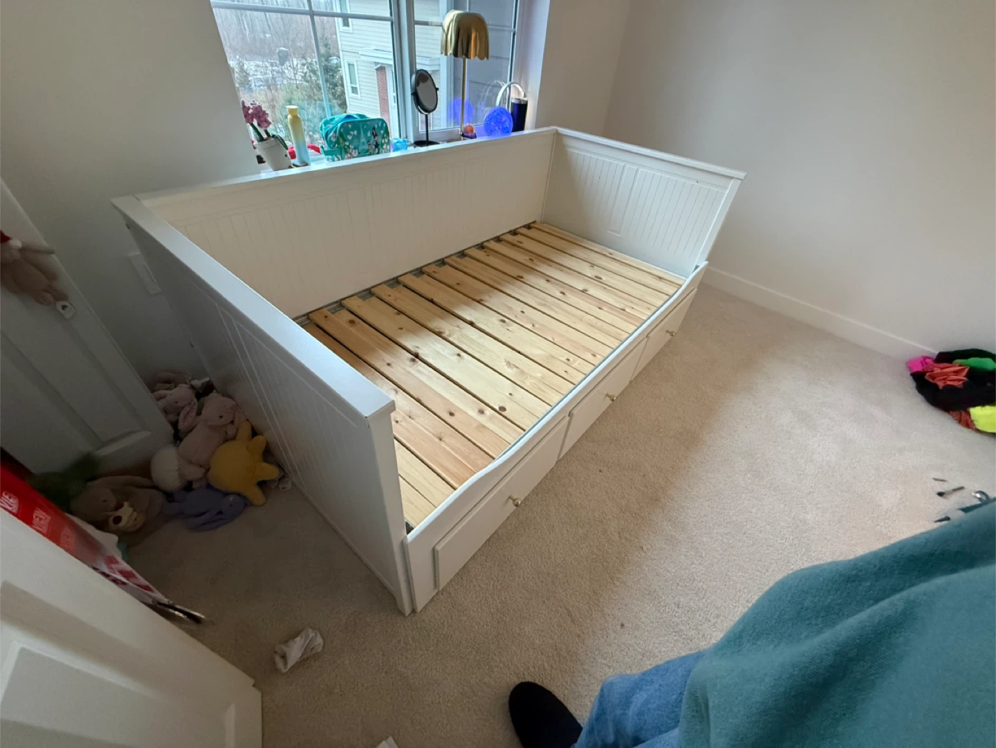 IKEA HEMNES Daybed Frame with 3 Drawers, White, Twin - photo 3