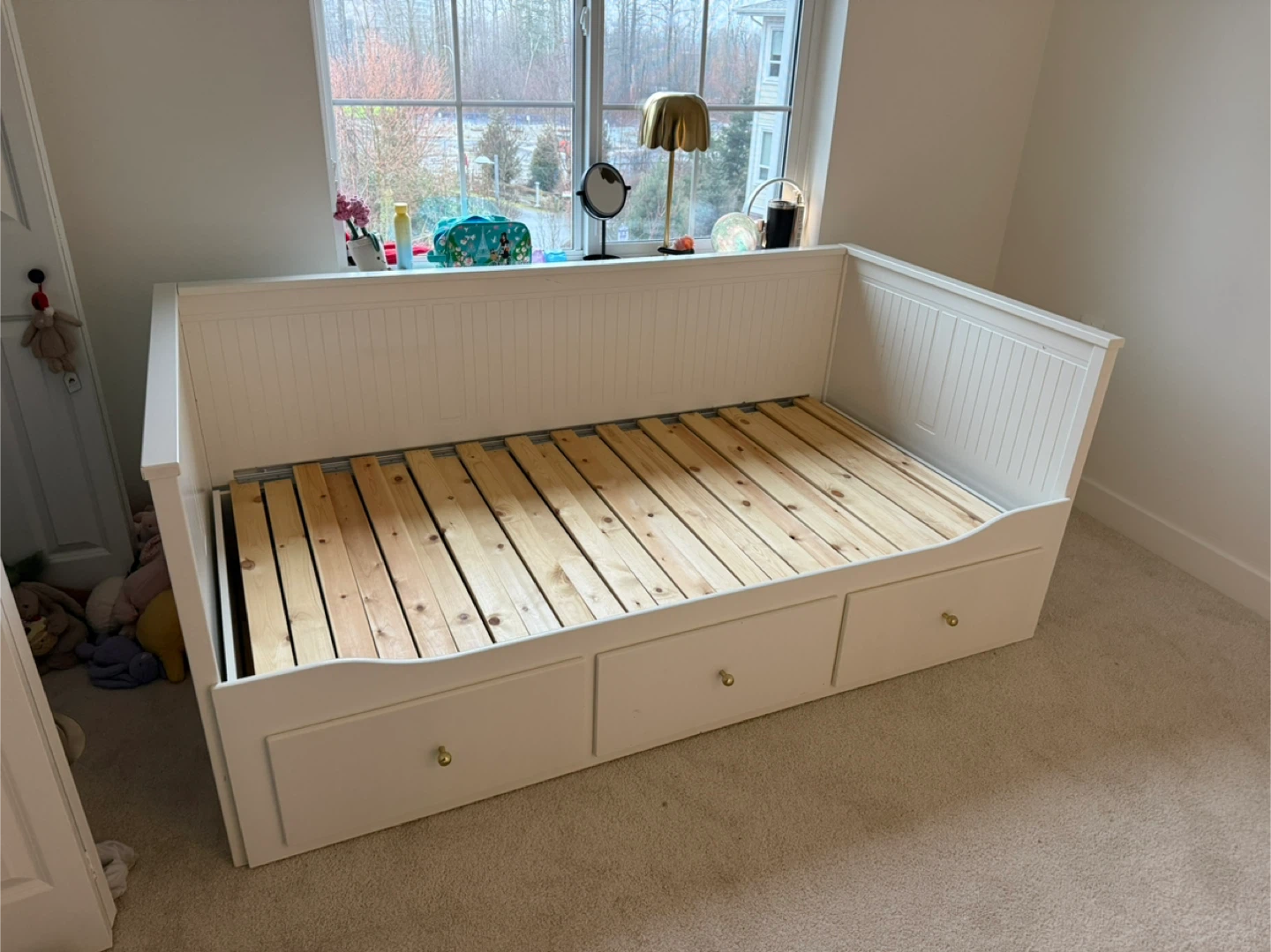IKEA HEMNES Daybed Frame with 3 Drawers, White, Twin