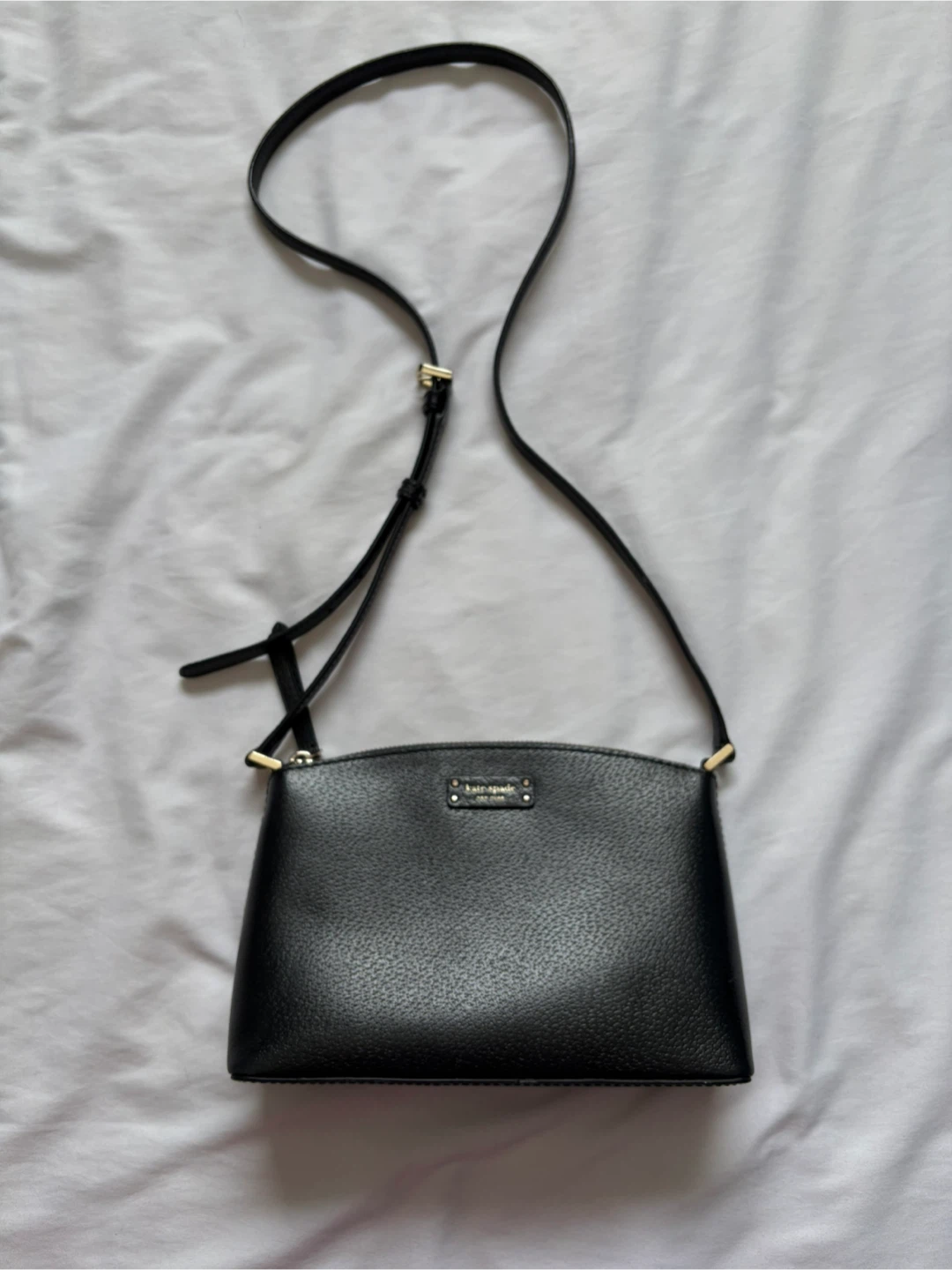 Kate Spade Black Leather Crossbody Bag