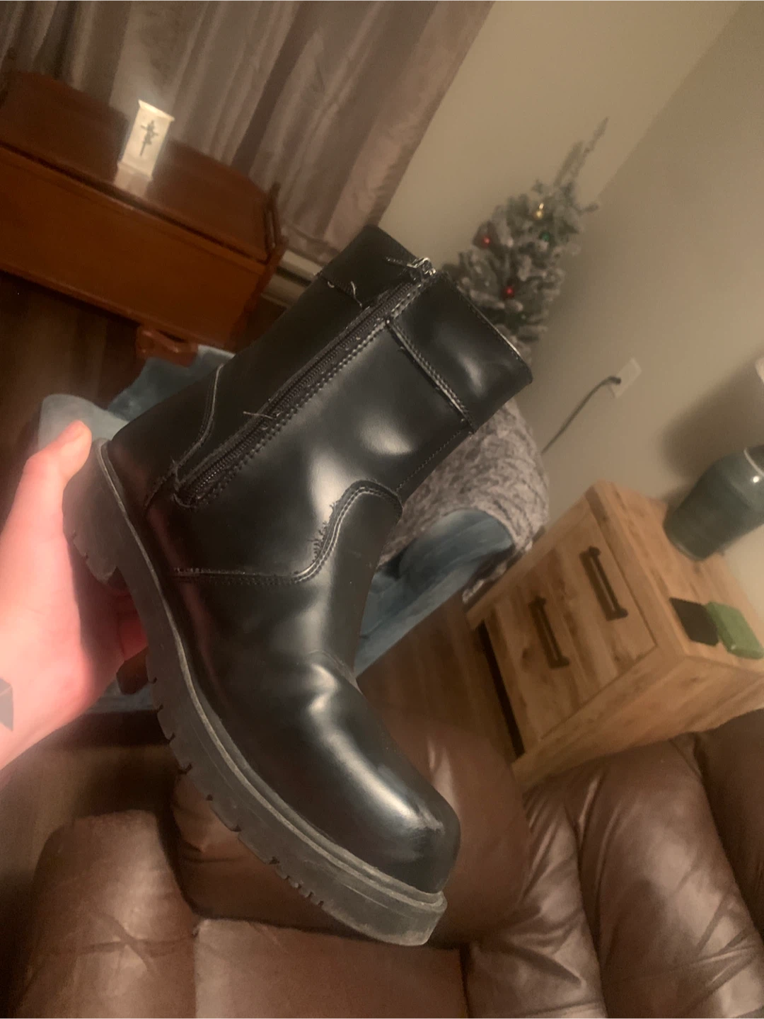 Black Waterproof Winter Boots