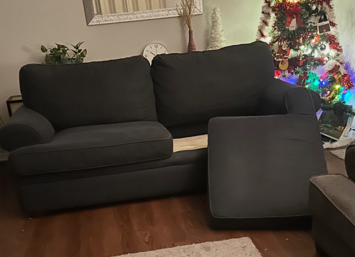 Navy Sofa