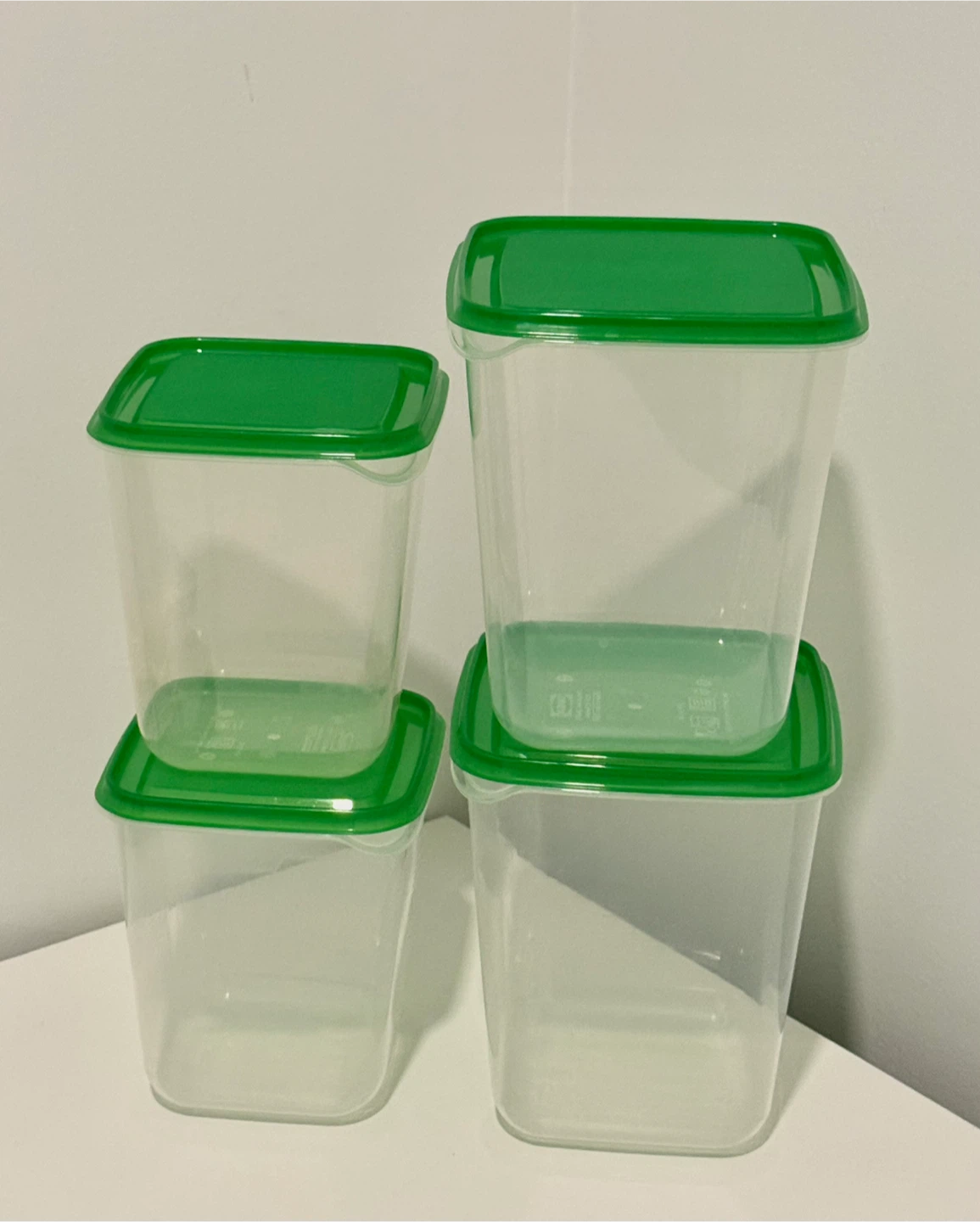 Set of 4 IKEA Plastic Food Storage Containers - photo 3