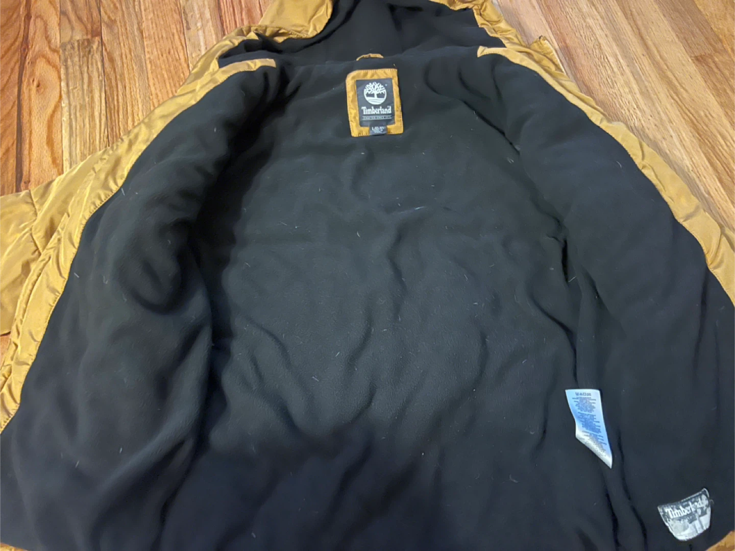 Timberland Hooded Puffer Jacket - Gold - photo 5