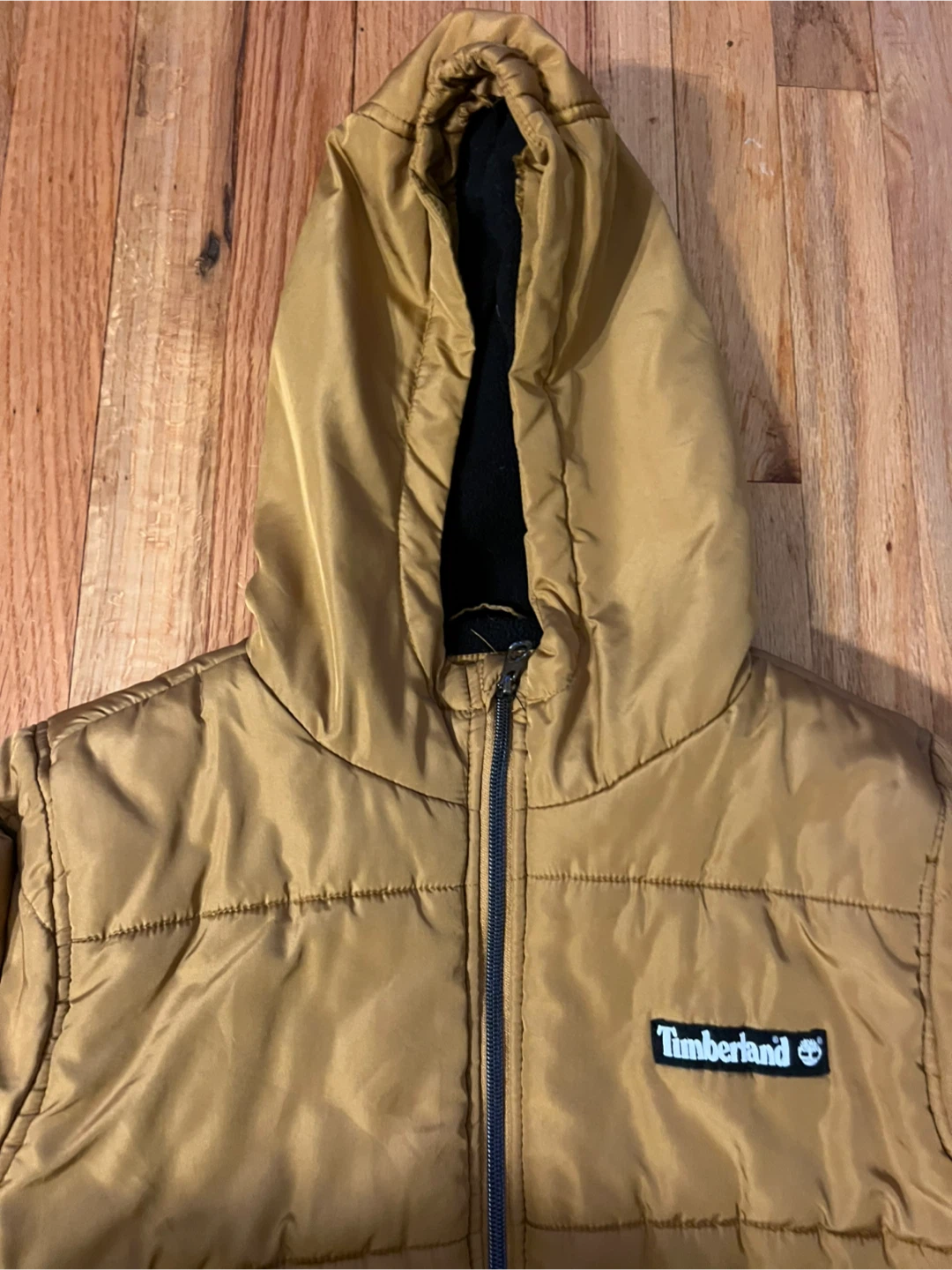 Timberland Hooded Puffer Jacket - Gold - photo 4