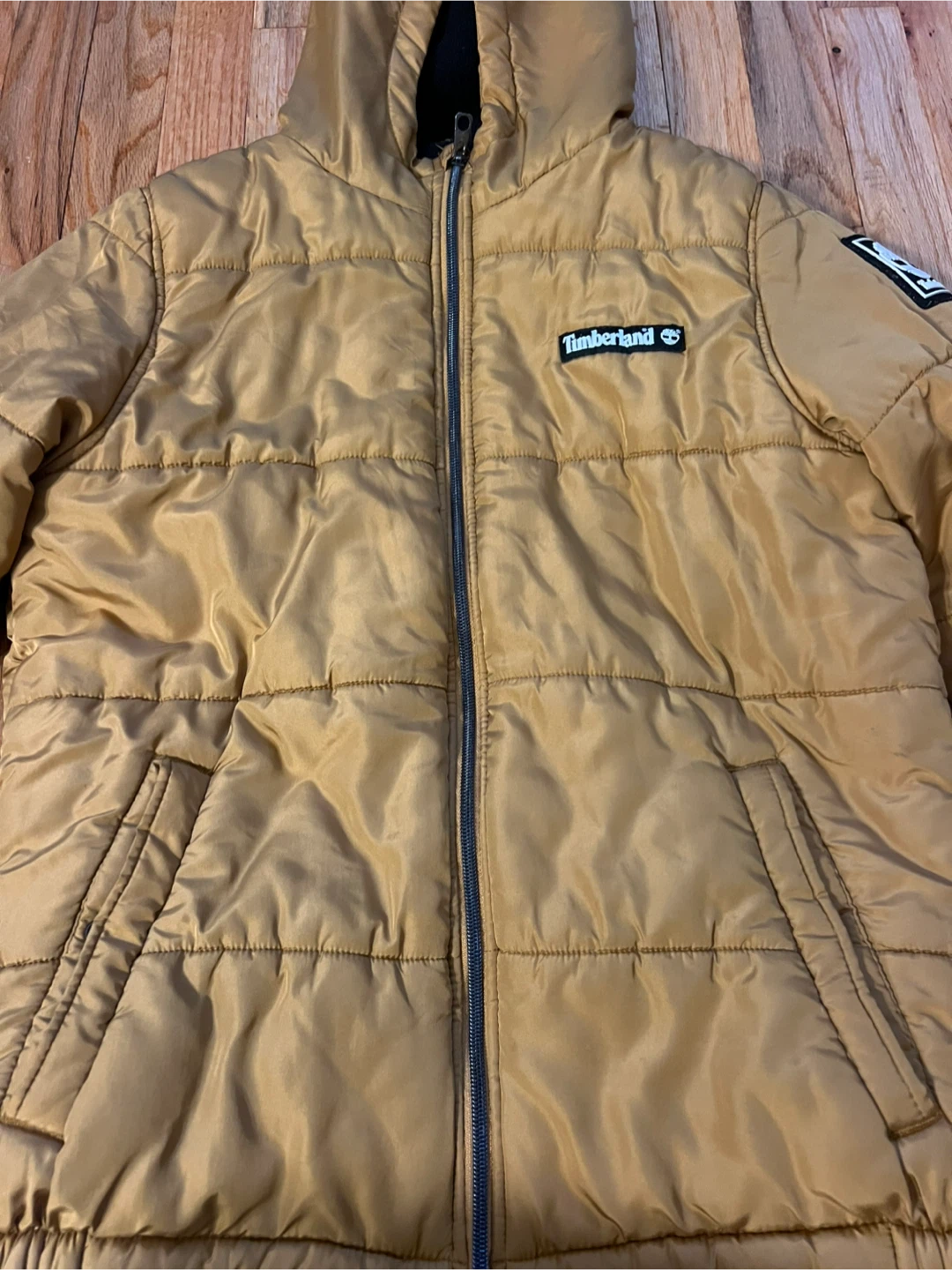 Timberland Hooded Puffer Jacket - Gold - photo 2