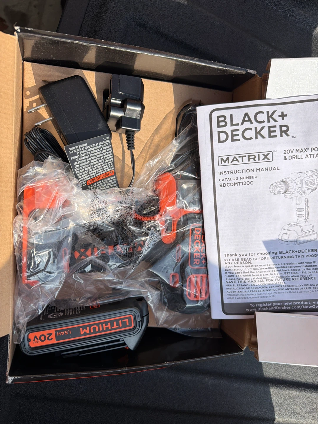 Black+Decker Matrix 20V MAX Power Drill/Driver - photo 2