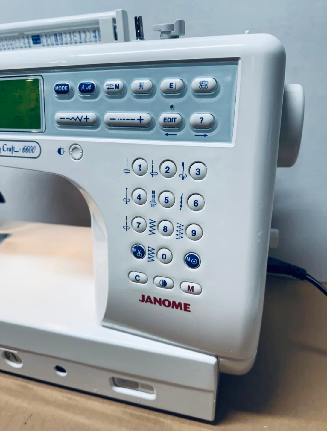 Janome Memory Craft 6600 Professional Sewing Machine - photo 5