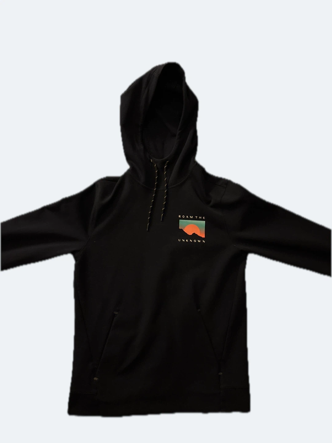 Old Navy Black Roam the Unknown Graphic Hoodie