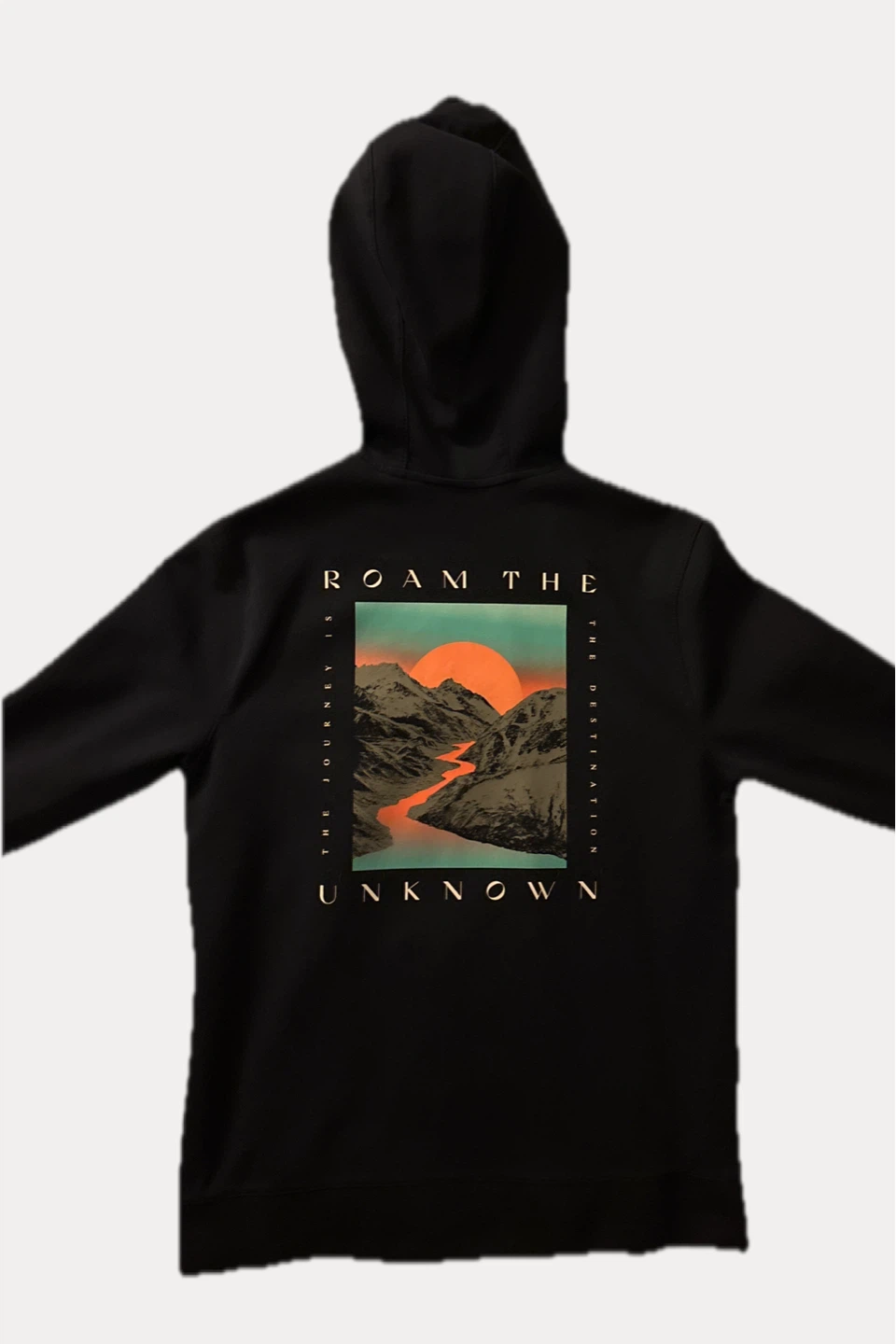 Old Navy Black Roam the Unknown Graphic Hoodie - photo 2