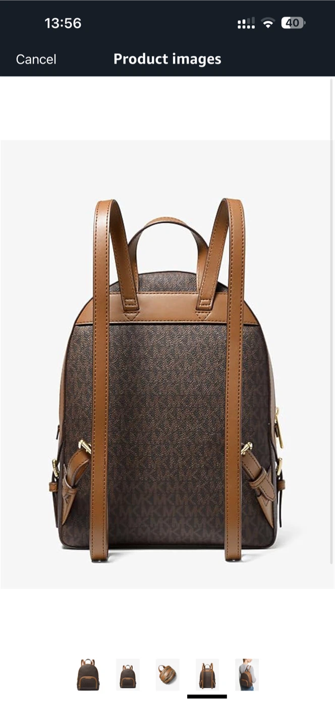 Michael Kors Jaycee Medium Logo Backpack - photo 2