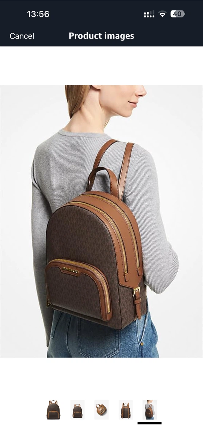 Michael Kors Jaycee Medium Logo Backpack