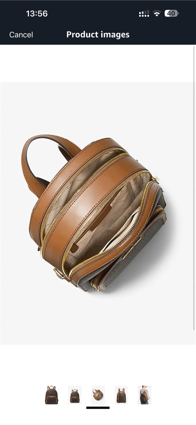 Michael Kors Jaycee Medium Logo Backpack - photo 3