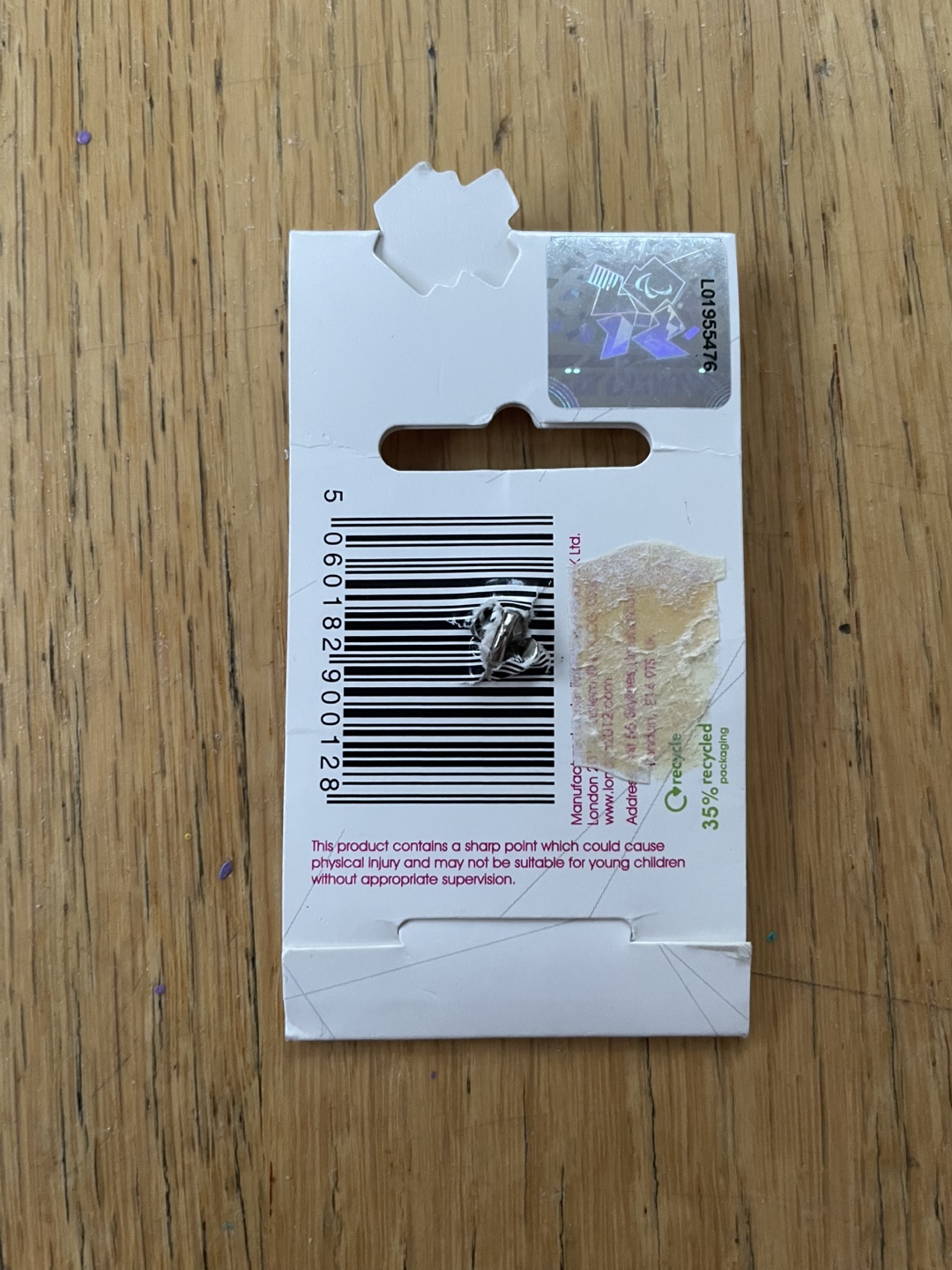 London 2012 Olympic Pin - photo 2